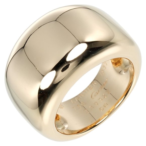 Cartier Nouvelle Vague size 10 ring, K18YG yellow gold, approx. 14.2g - Picture 1 of 8